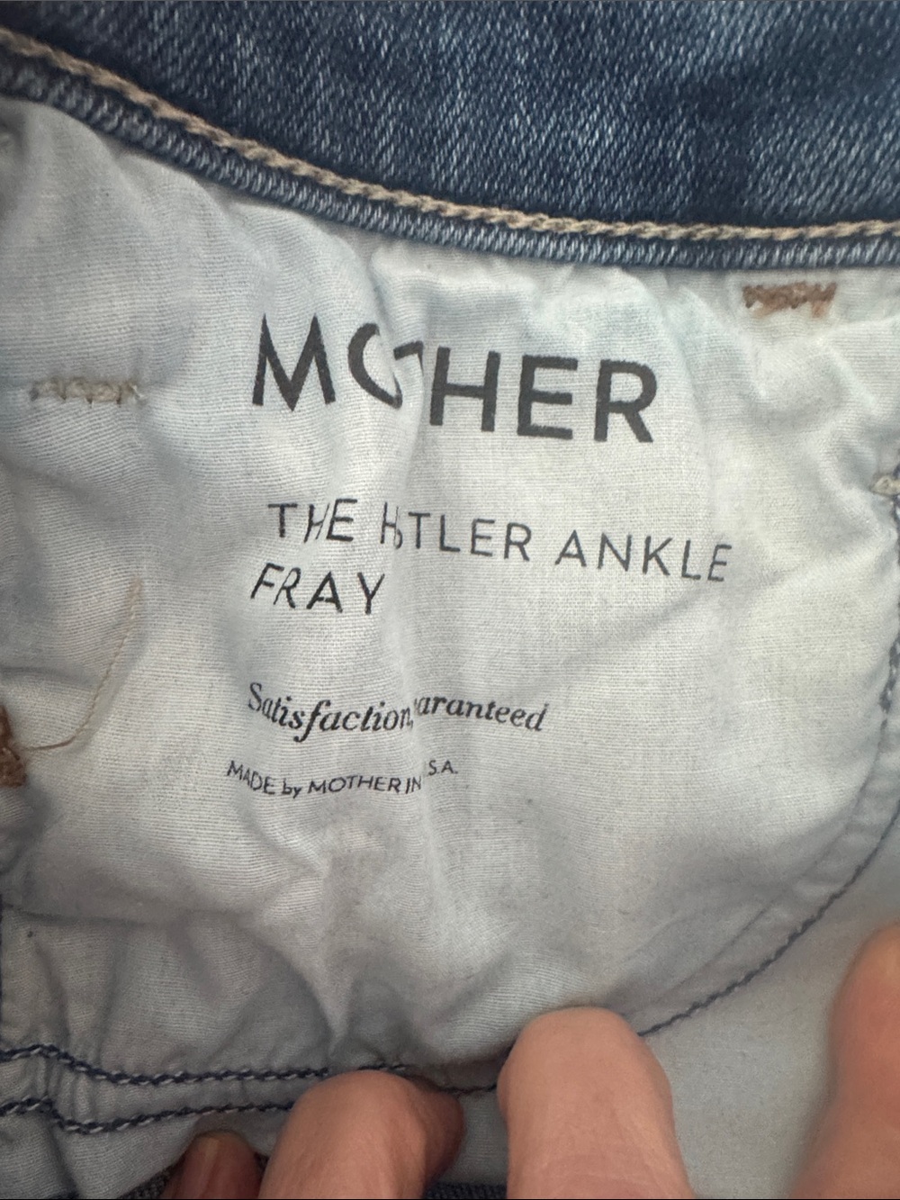 Mother The Ankle Fray in Satisfaction Guaranteed Size 26 - Picture 8 of 9